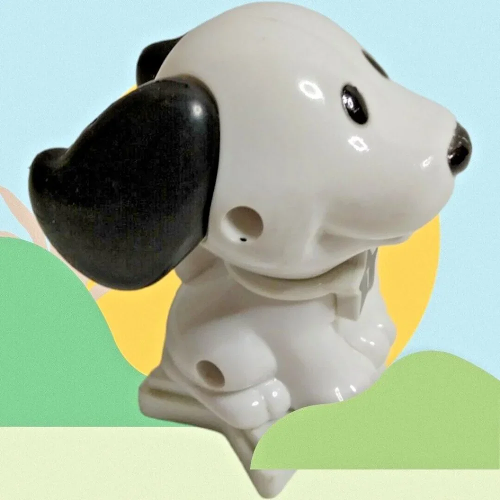Cake Decoration Snoopy White Dog Collar Says‎ #1 Action Figure